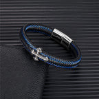 PENDRA Cross Blue Bracelet
