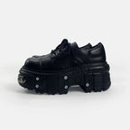 PENDRA Leather Platform Spanish Shoes