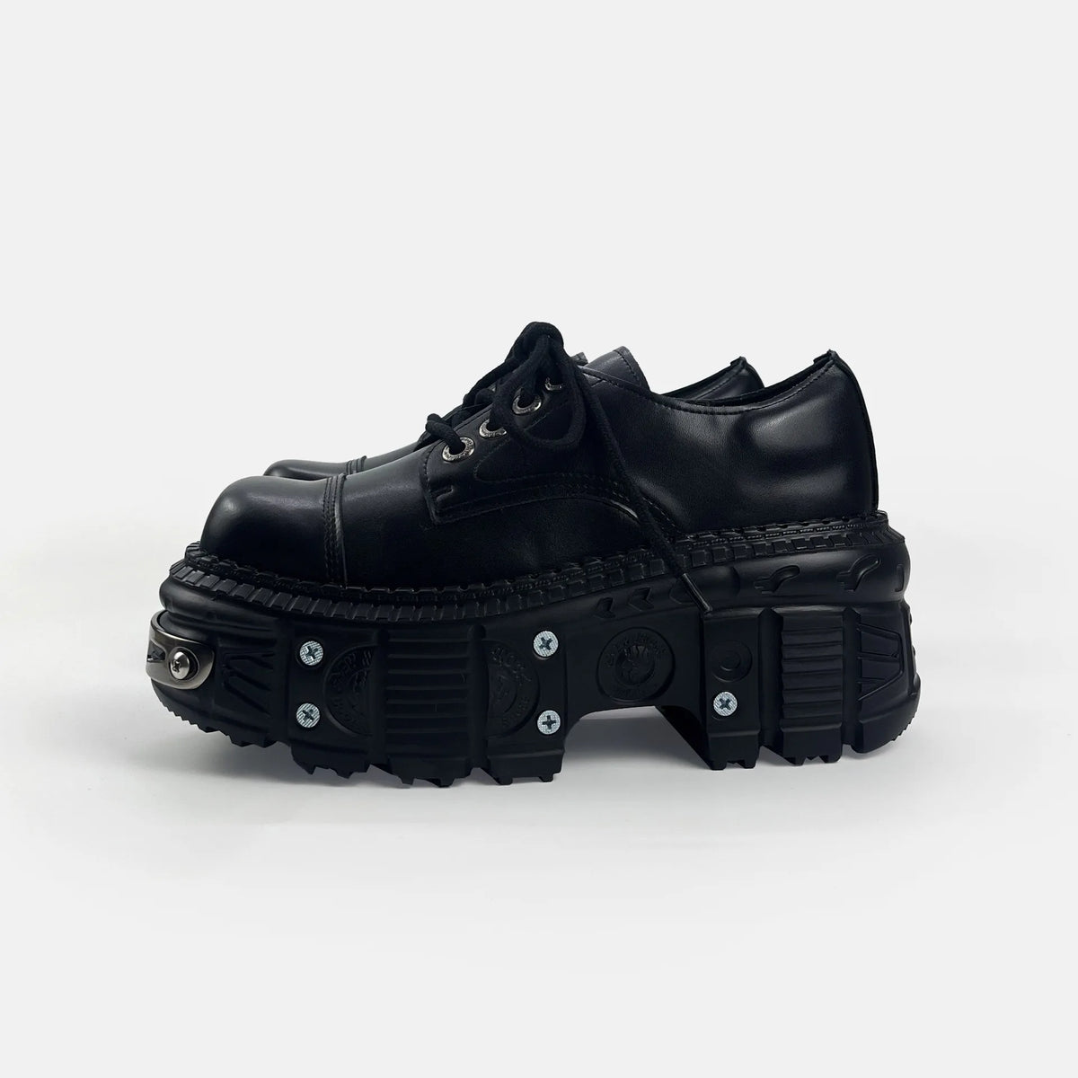 PENDRA Leather Platform Spanish Shoes