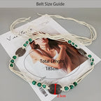 PENDRA Demiine Floral Boho Waist Chain Belt