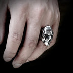 Stainless Steel Men Rings Spartan Helmet Warrior Skull Punk Rock Gothic for Biker Male Boy Jewelry Creativity Gift Wholesale
