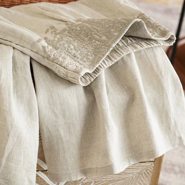 PENDRA Wide Leg Embroidered Pants