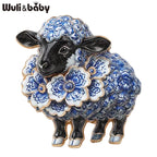 PENDRA Porcelain Animal Collection Brooch