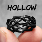 PENDRA Weaving Boyfriend Steel Ring