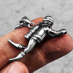PENDRA Deep Sea Diver Steel Necklace