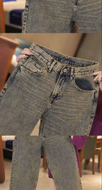 PENDRA Straight Wide Coffee Pants