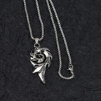 PENDRA Phoenixspiral Stainless Steel Phoenix Pendant
