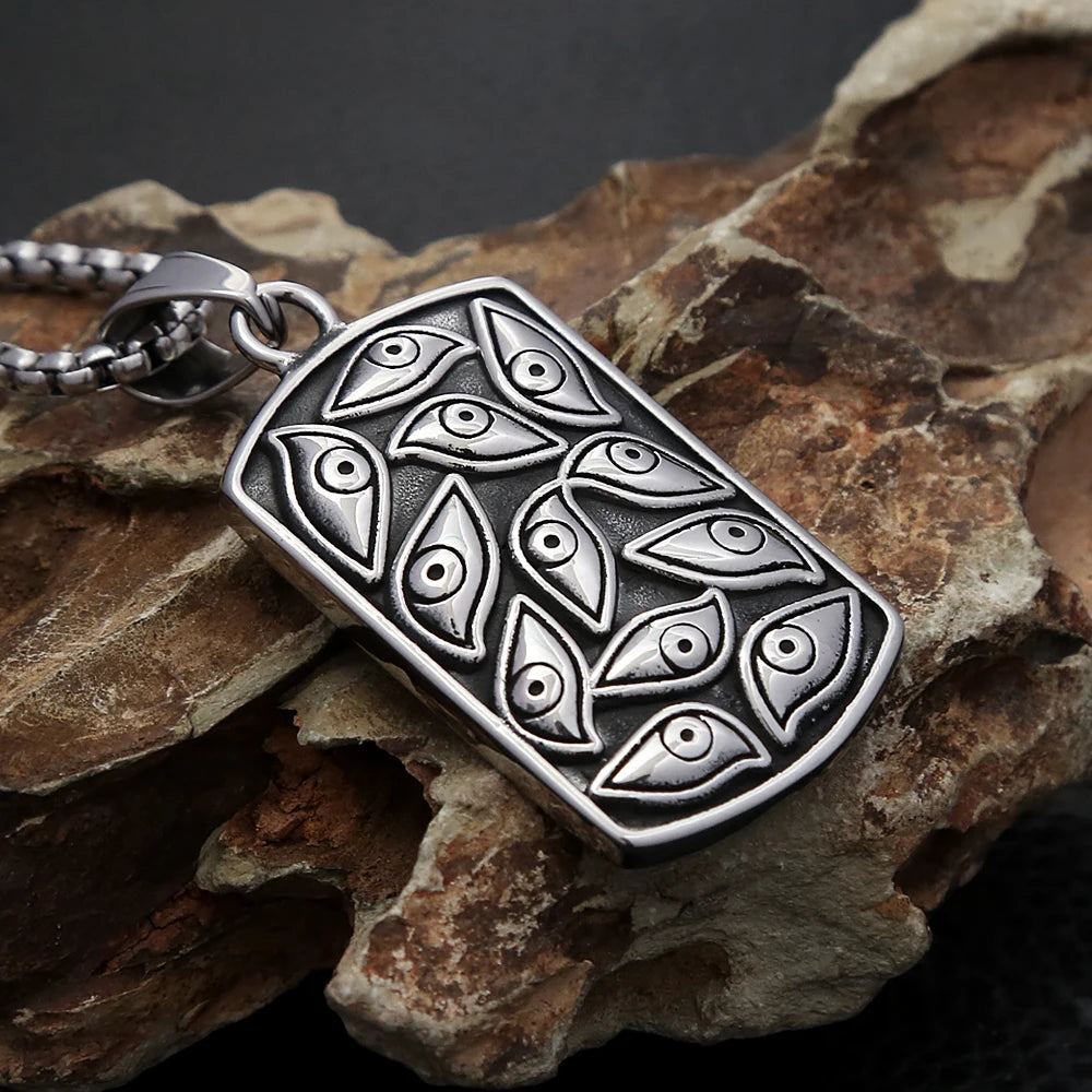 PENDRA Demoneye 316L Stainless Steel Demon Eye Pendant