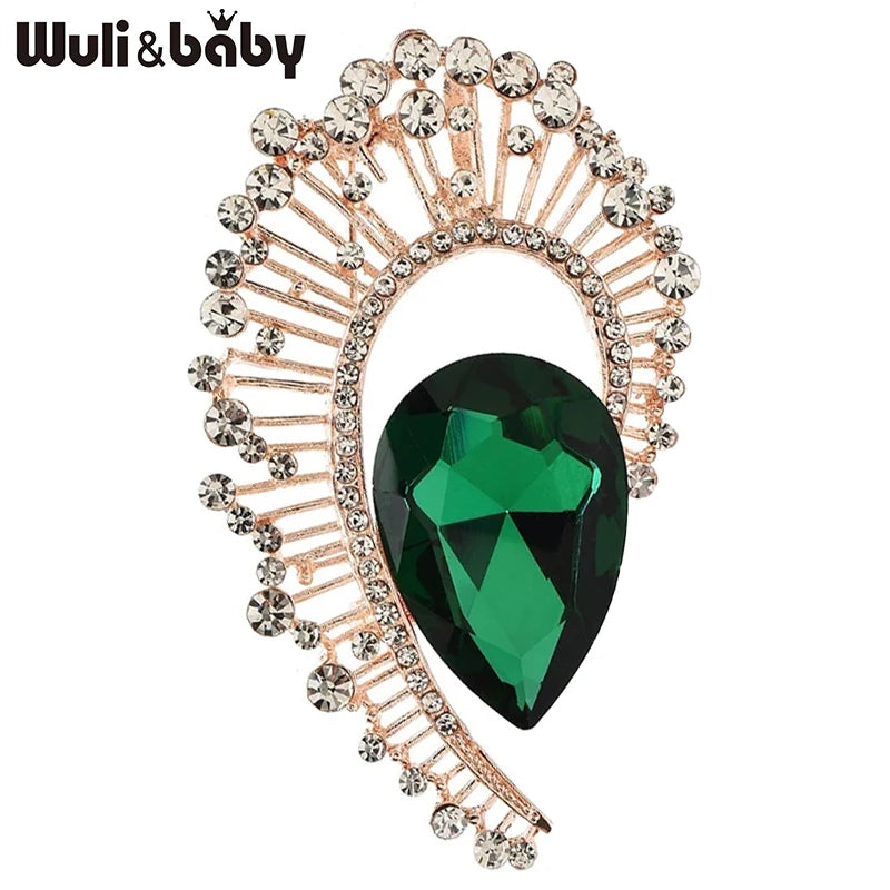 PENDRA Florielle28 Crystal Brooch