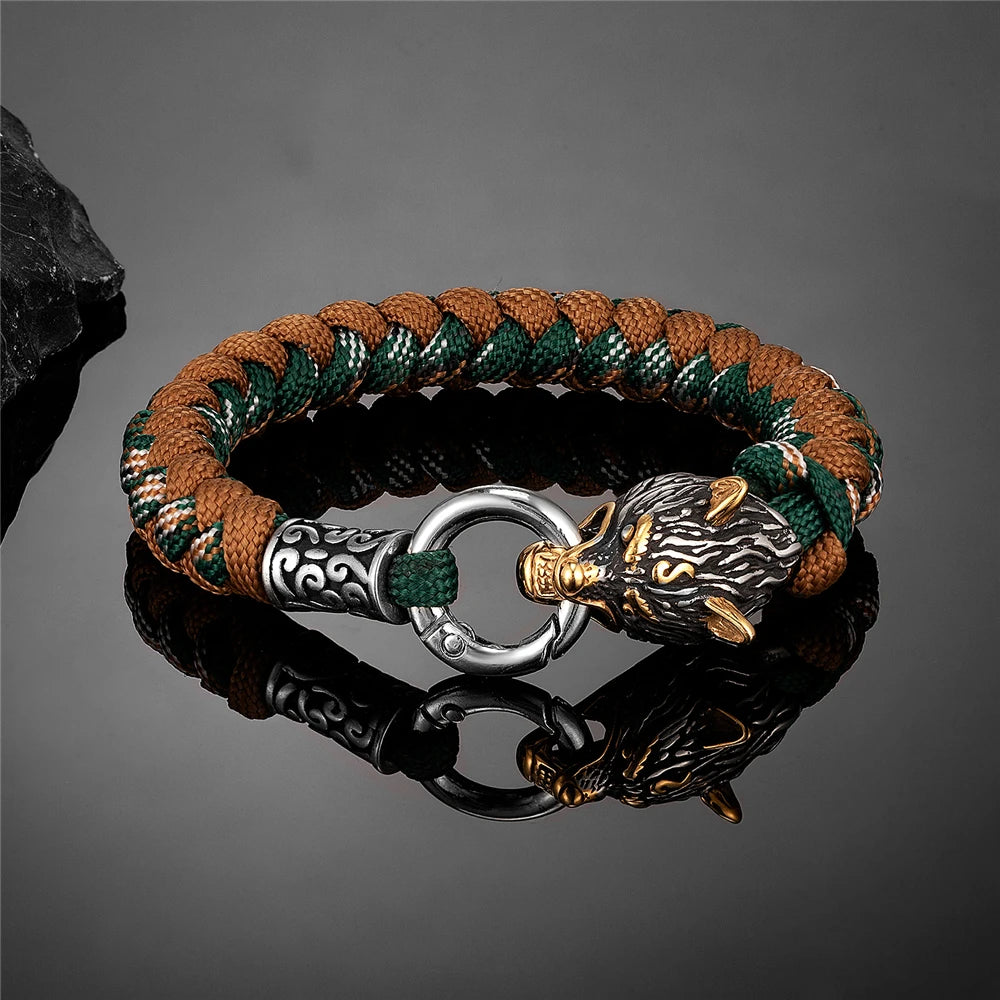 PENDRA Wolf Classic Steel Bracelet