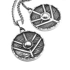 PENDRA Rune Compass Pendant Necklace