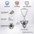 PENDRA Knot Geometric Pendant Necklace