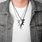 PENDRA Gun Boyfriend Steel Necklace