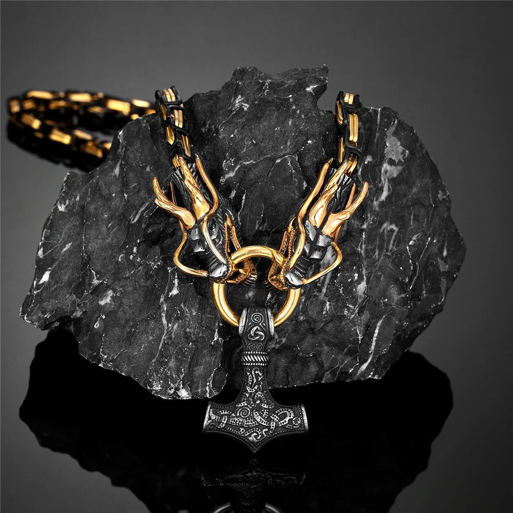 PENDRA Dragon Black Necklace