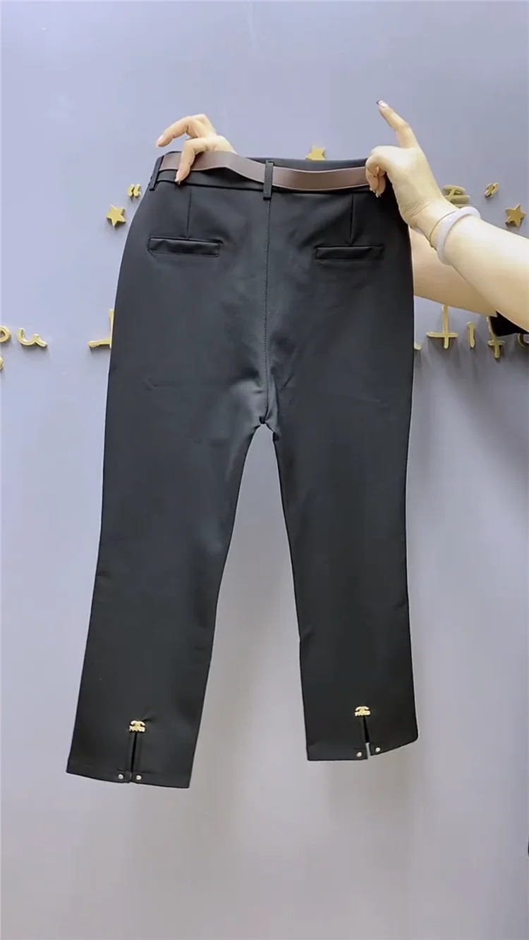 2024 High Waist Harem Pants Women Vintage Black Baggy Ankle-length Pencil Pantalones Casual Ol Trousers New Sweatpants