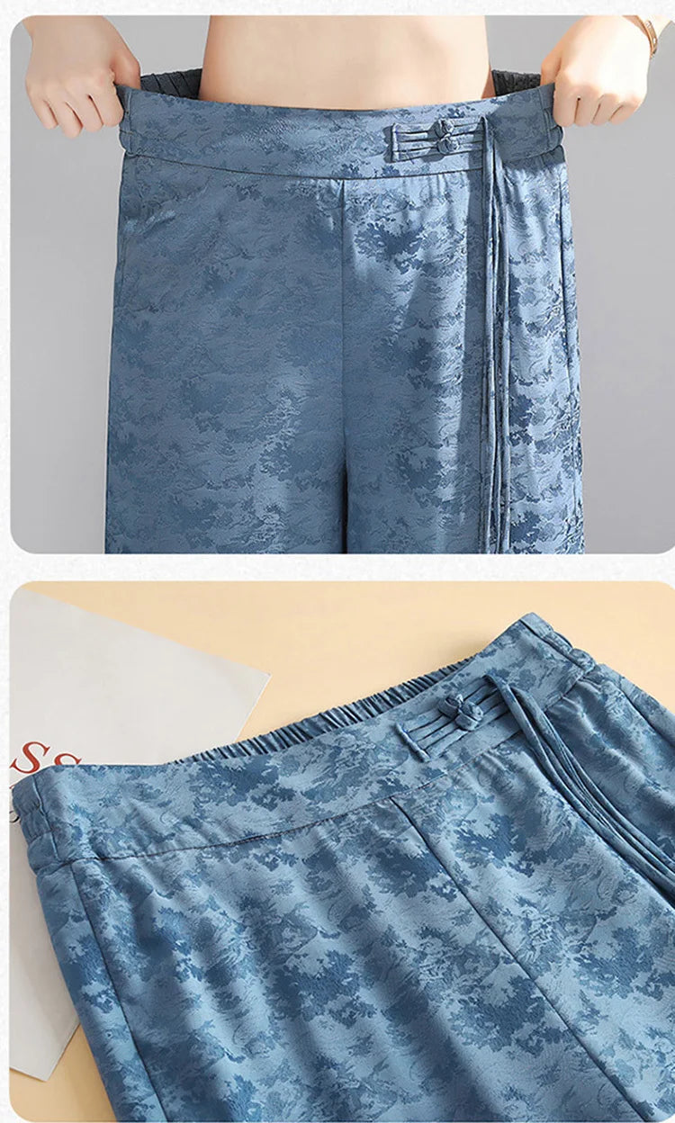PENDRA Chiffon Wide Trousers Pants
