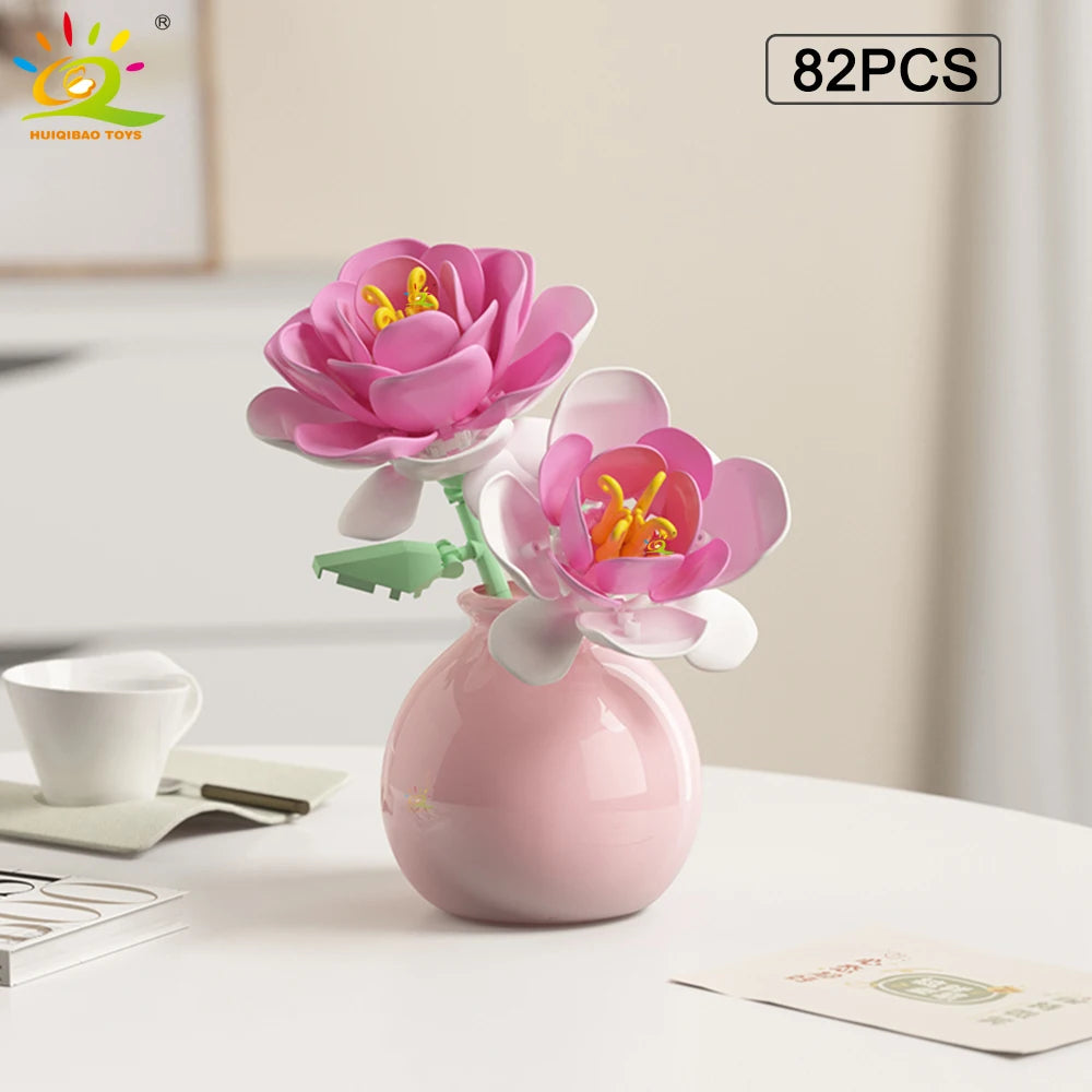 PENDRA Vase Eternal Floral Building Set