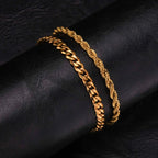 PENDRA Cuban Black Bracelet