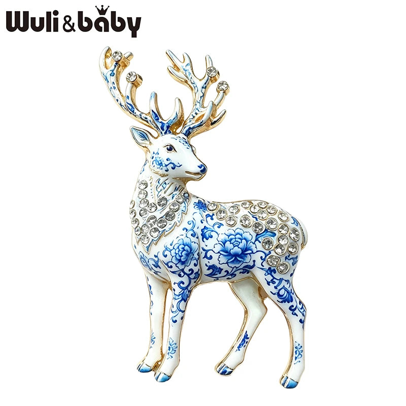 PENDRA Hart Antler Deer Brooch