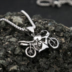 PENDRA Motorguard Vintage Motorcycle Pendant