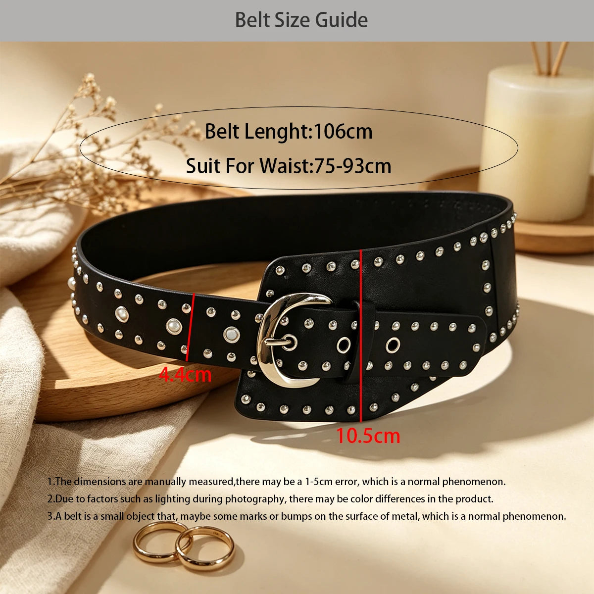 PENDRA Lunaara Leather Tassel Gothic Belt