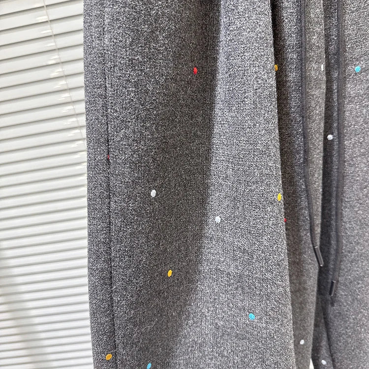 PENDRA Woolen Floor Length Wide Leg Pants
