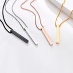PENDRA Rectangle Bar Pendant Necklace