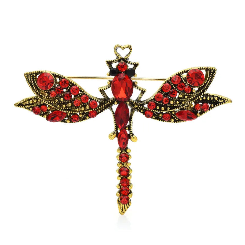 PENDRA Vintage Dragonfly Brooch