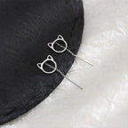 PENDRA Hollow Out Sterling Silver Earrings