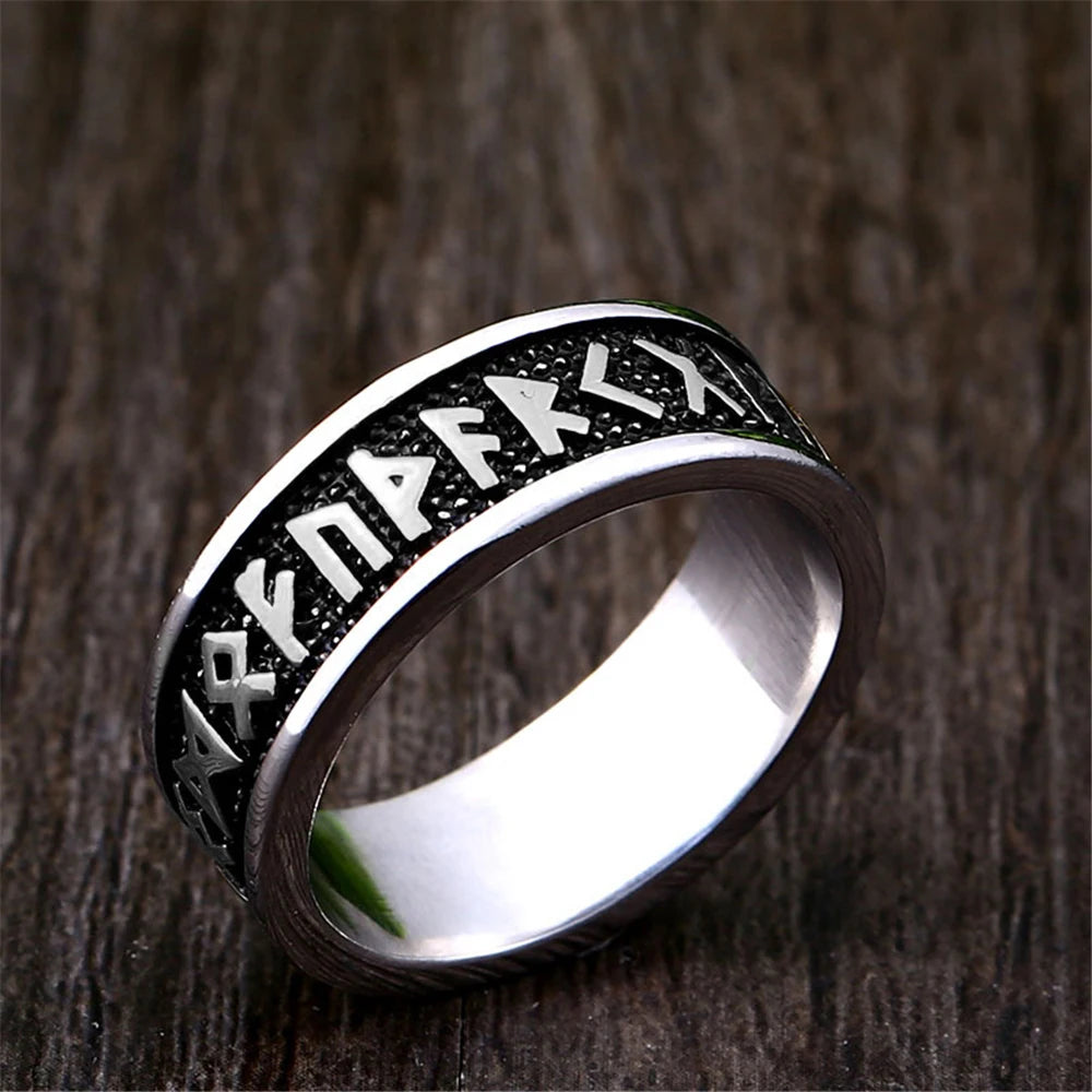PENDRA Celtic Knot Rune Viking Ring