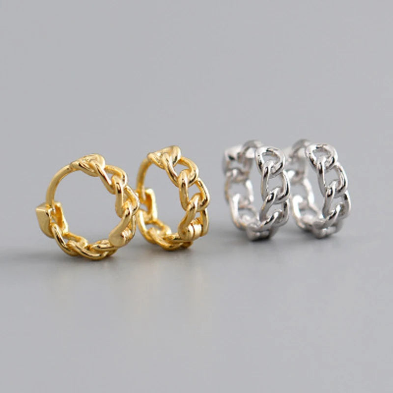 PENDRA Hoop Sterling Silver 4 Earrings