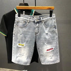 PENDRA Denim Embroidered End Pants