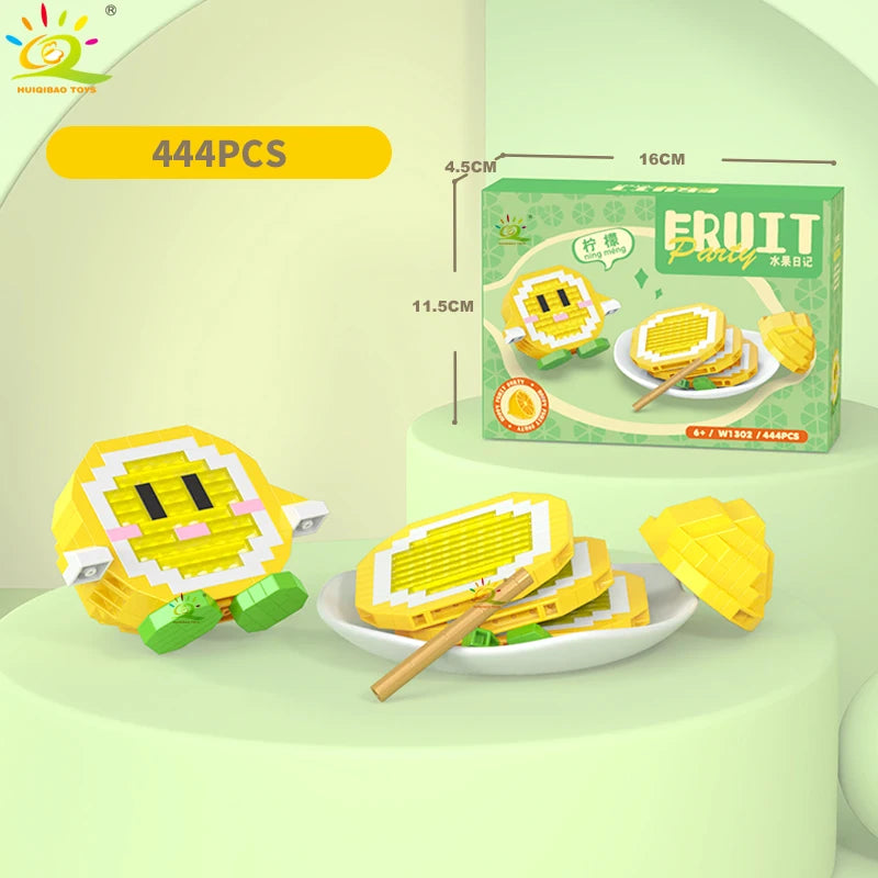 PENDRA Cute Fruit Micro Building Set