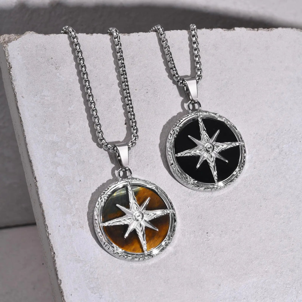PENDRA Stone Star Pendant Necklace