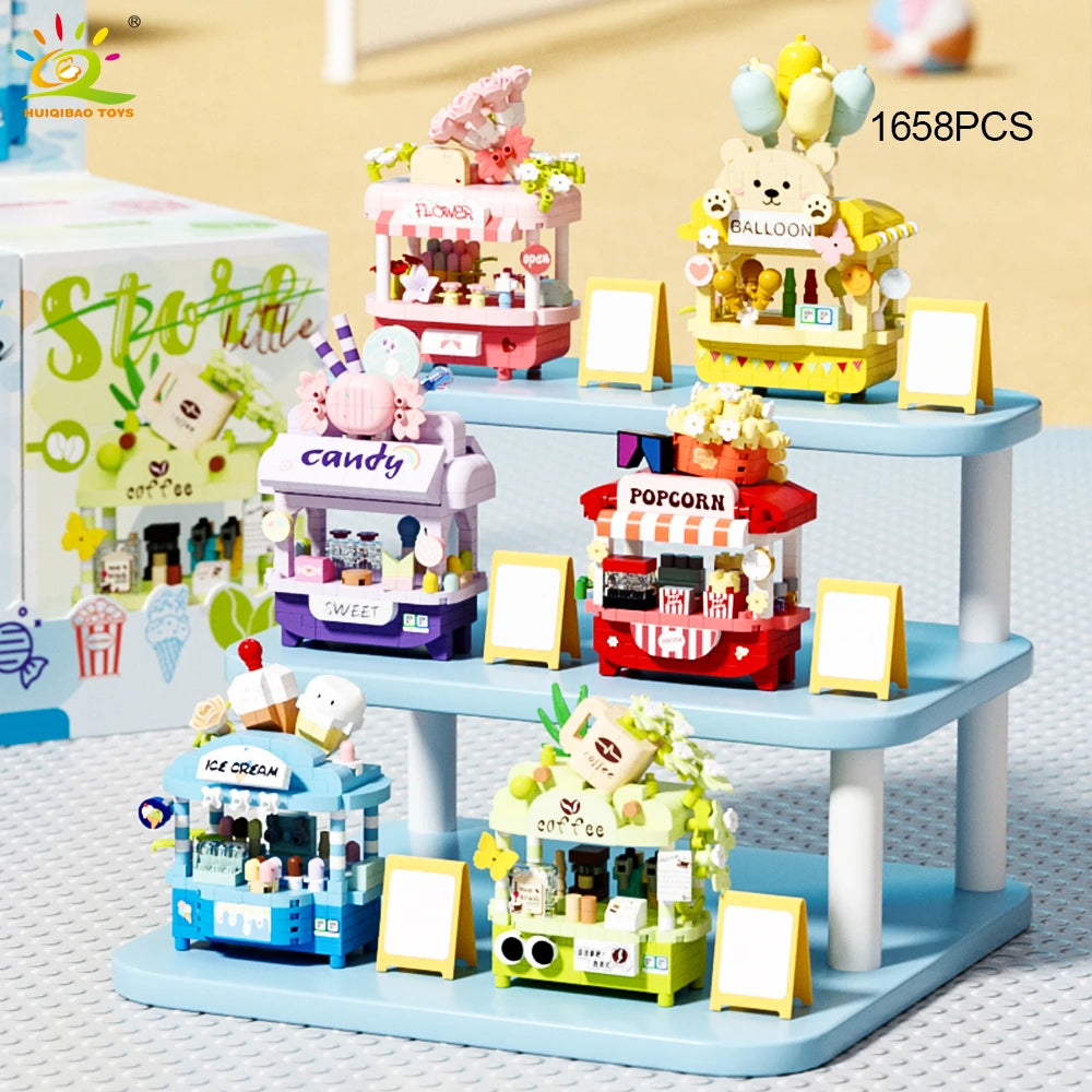 PENDRA Cute Food Micro Building Set
