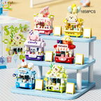 PENDRA Cute Food Micro Building Set