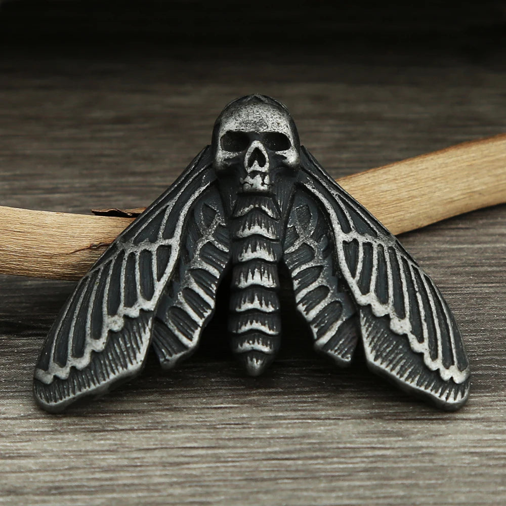 PENDRA Skullmoth Death Head Butterfly Pendant