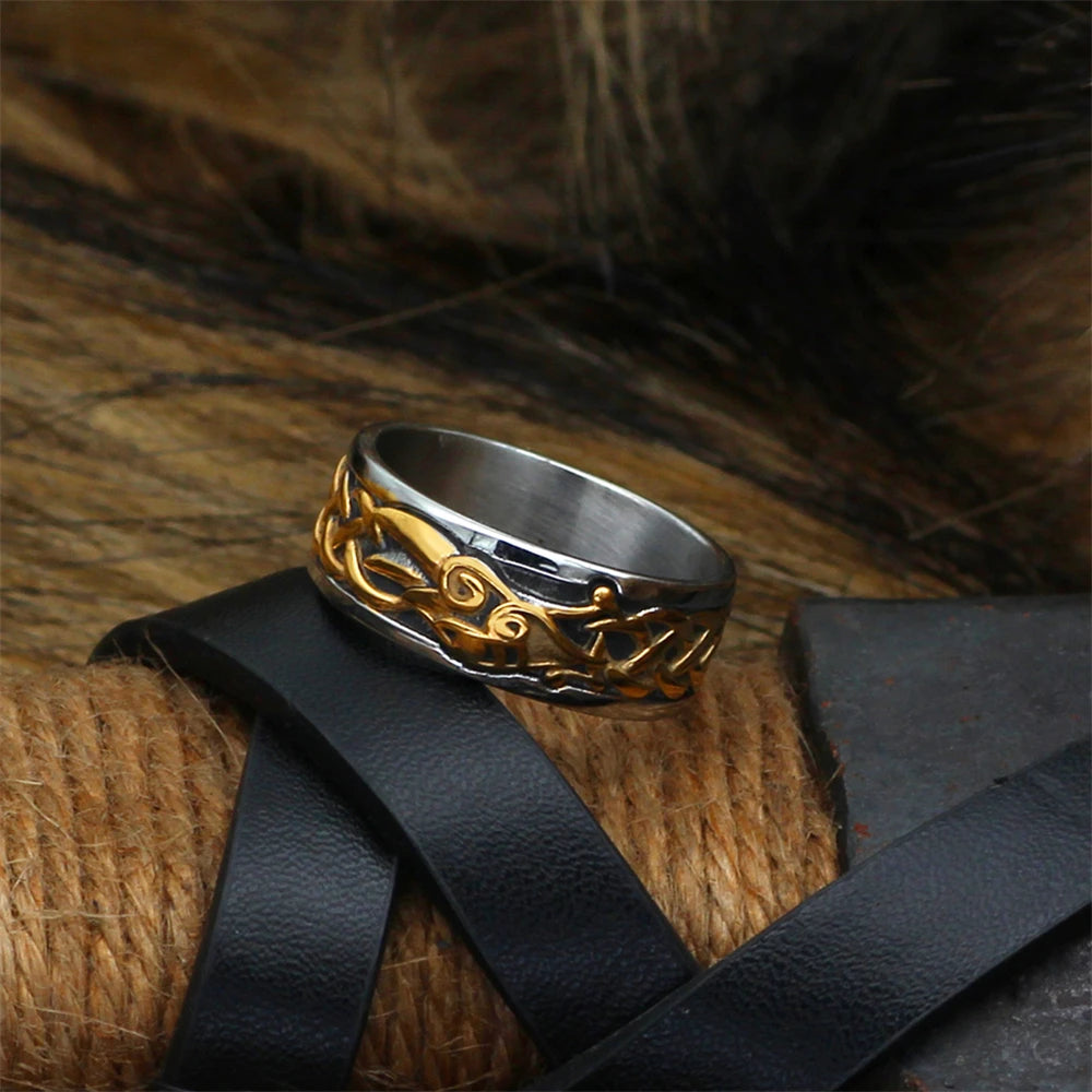 PENDRA Serpent Gold Ring
