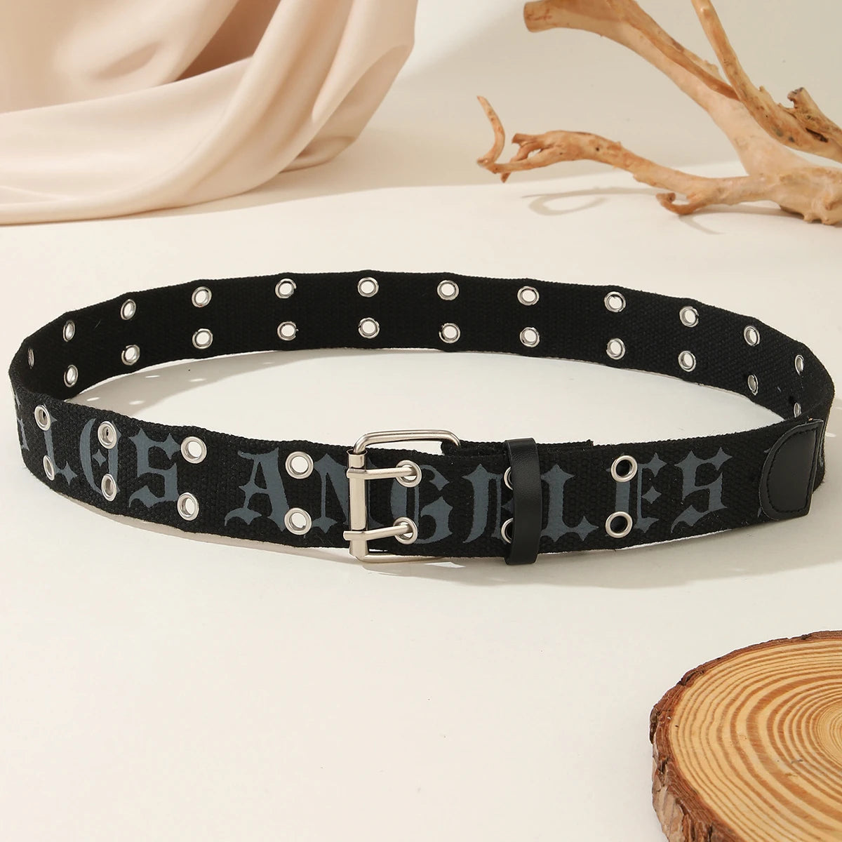 PENDRA Orlayne Canvas Pin Buckle Minimal Belt