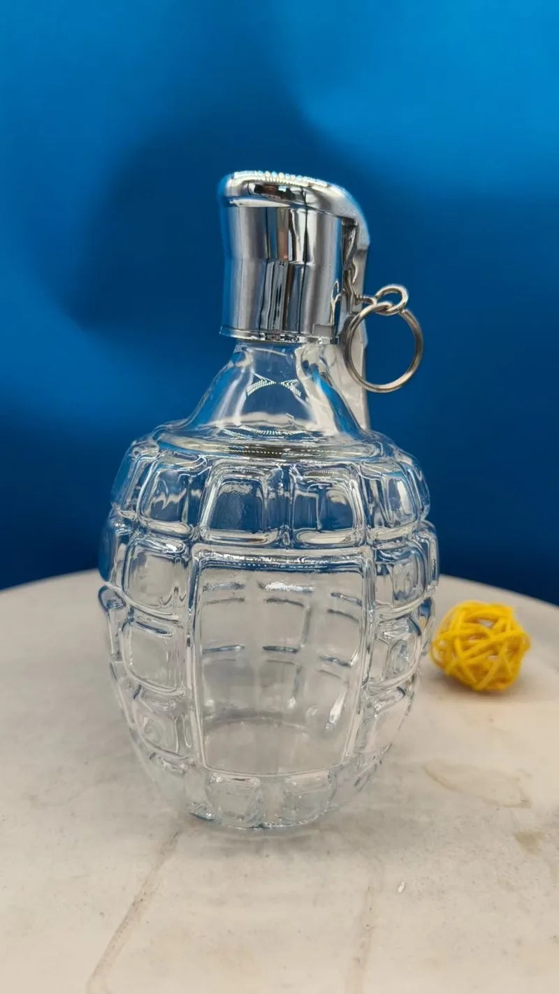 Whiskey Glass New Veteran Commemorative Bottle Unique Gift Military Hand Whiskey Bottle Engraved Hand Shape Whiskey Glass