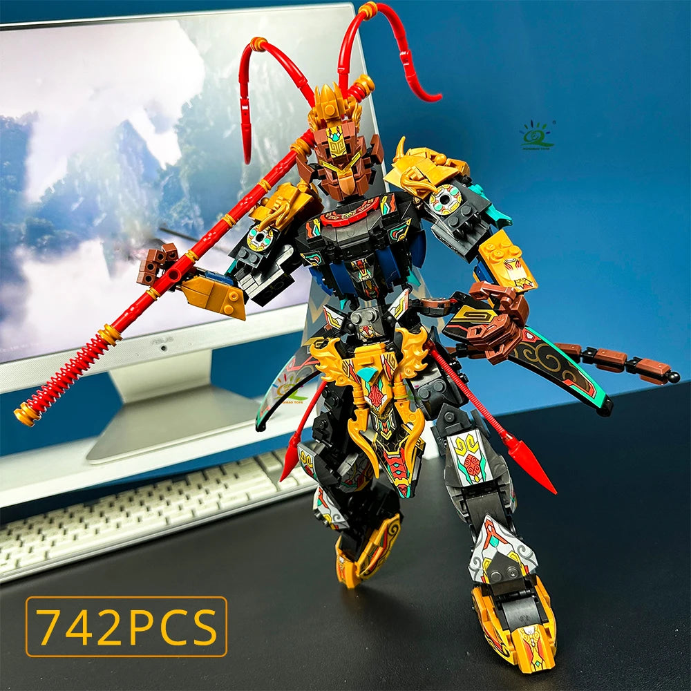 PENDRA SunWuKong Warrior Black Building Set