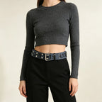 PENDRA Orlayne Canvas Pin Buckle Minimal Belt