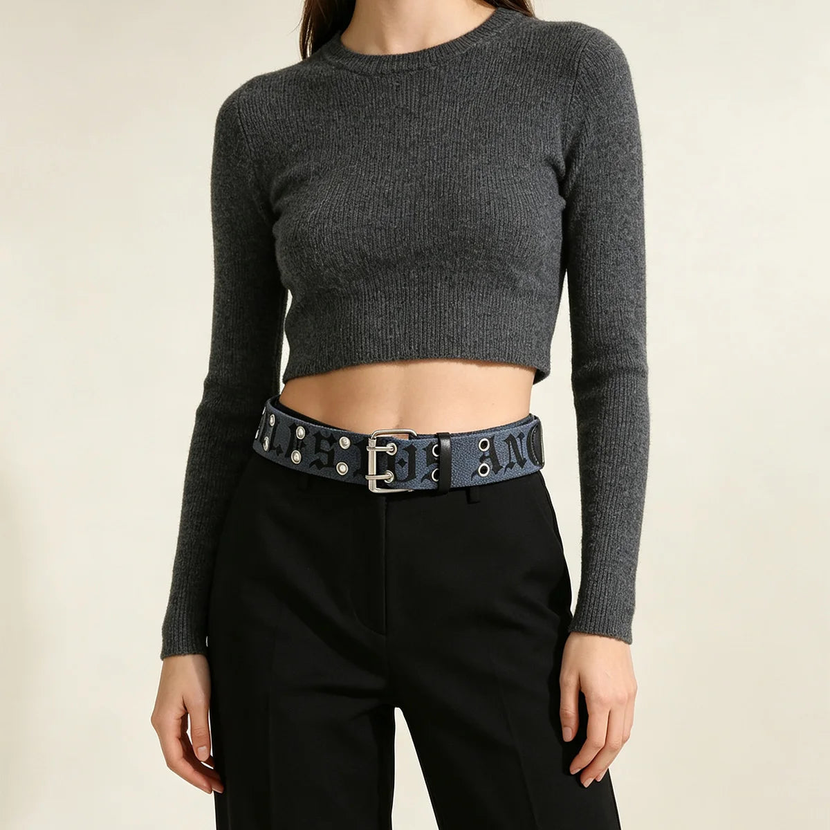 PENDRA Orlayne Canvas Pin Buckle Minimal Belt