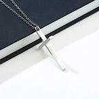 PENDRA Cross Double Pendant Necklace
