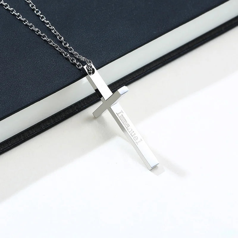 PENDRA Cross Double Pendant Necklace