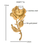 PENDRA Florielle16 Pearl Brooch