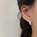 PENDRA Sterling Silve Flower Earrings