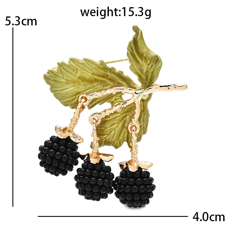 PENDRA Fruitaria Cute Fruit Brooch