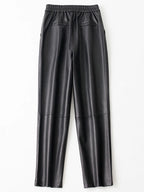 PENDRA Waist Straight Leg Elastic Pants