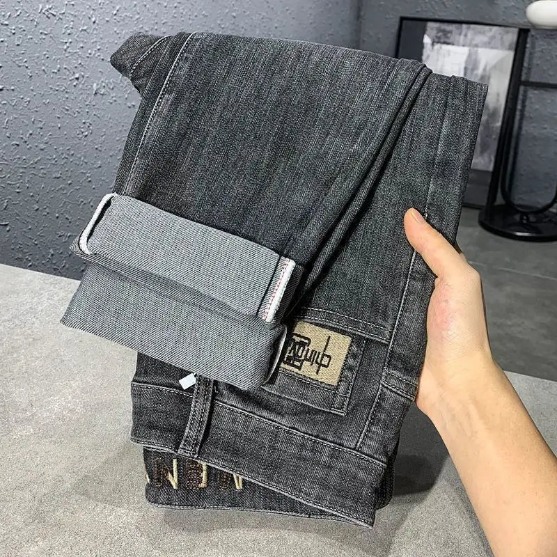 PENDRA Korean Harajuku Cowboy Kpop Denim Slim Pencil Jeans